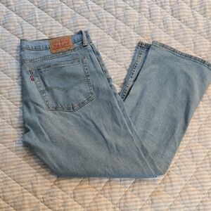Levi's 527 Light Blue Straight Jeans, 36x30